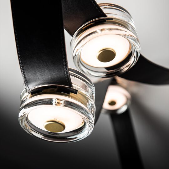 Snaps 45 Inch 12 Light Multi Light Pendant by Hubbardton Forge