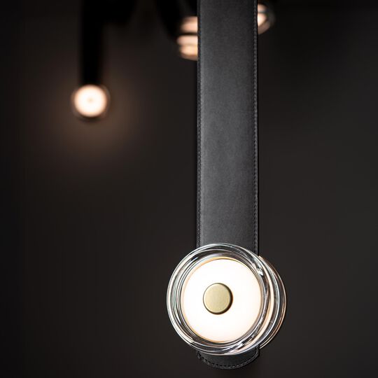 Snaps 45 Inch 12 Light Multi Light Pendant by Hubbardton Forge
