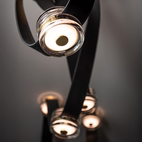 Snaps 45 Inch 12 Light Multi Light Pendant by Hubbardton Forge