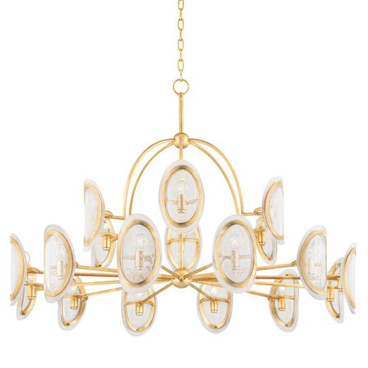 Danes 50 Inch 18 Light Chandelier by Hudson Valley Lighting