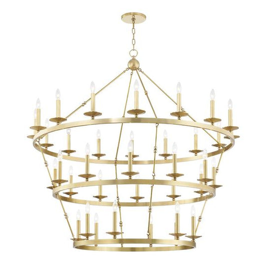 Allendale 54 Inch Chandelier by Hudson Valley Lighting