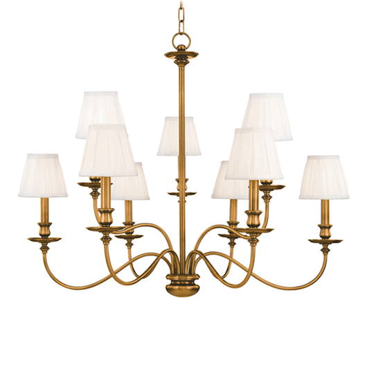 Menlo Park 34 Inch Chandelier by Hudson Valley Lighting