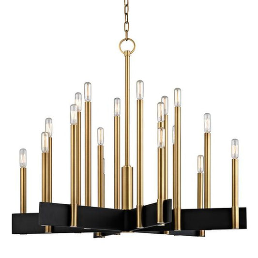 Abrams 33.5 Inch Chandelier by Hudson Valley Lighting