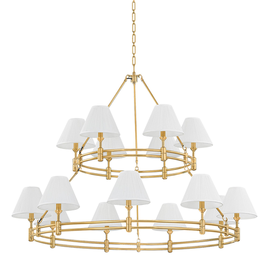 Mark D. Sikes Howard 36 Inch Chandelier by Hudson Valley Lighting