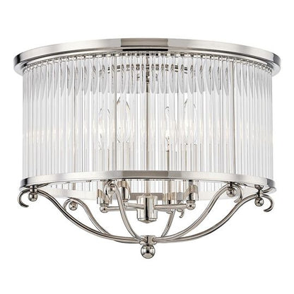 Mark D. Sikes Glass No. 1 19 Inch 4 Light Semi Flush Mount by Hudson Valley Lighting