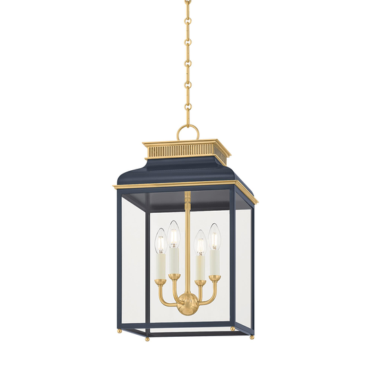 Mark D. Sikes Houghton Small Lantern Pendant by Hudson Valley Lighting
