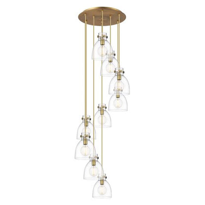Bruno Marashlian Newton Bell 22 Inch 9 Light Multi Light Pendant by Innovations Lighting