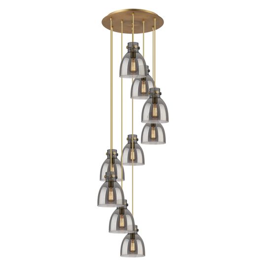 Bruno Marashlian Newton Bell 22 Inch 9 Light Multi Light Pendant by Innovations Lighting