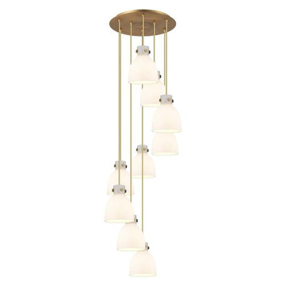 Bruno Marashlian Newton Bell 22 Inch 9 Light Multi Light Pendant by Innovations Lighting