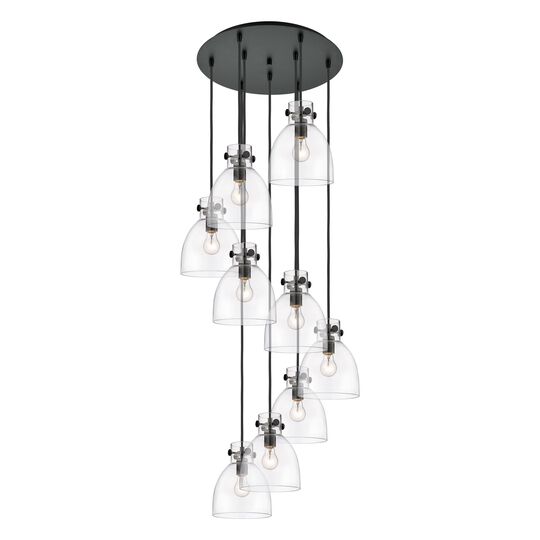 Bruno Marashlian Newton Bell 22 Inch 9 Light Multi Light Pendant by Innovations Lighting