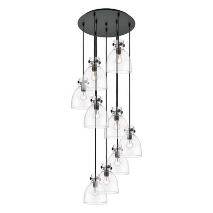 Bruno Marashlian Newton Bell 22 Inch 9 Light Multi Light Pendant by Innovations Lighting