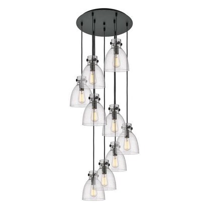 Bruno Marashlian Newton Bell 22 Inch 9 Light Multi Light Pendant by Innovations Lighting