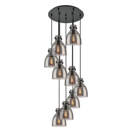 Bruno Marashlian Newton Bell 22 Inch 9 Light Multi Light Pendant by Innovations Lighting