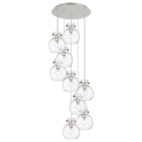 Bruno Marashlian Newton Sphere 22 Inch 9 Light Multi Light Pendant by Innovations Lighting