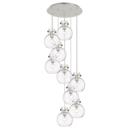 Bruno Marashlian Newton Sphere 22 Inch 9 Light Multi Light Pendant by Innovations Lighting