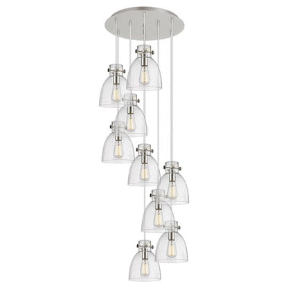 Bruno Marashlian Newton Bell 22 Inch 9 Light Multi Light Pendant by Innovations Lighting