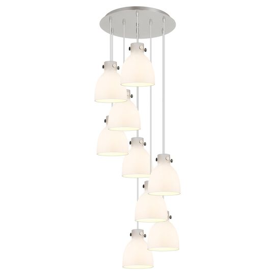 Bruno Marashlian Newton Bell 22 Inch 9 Light Multi Light Pendant by Innovations Lighting