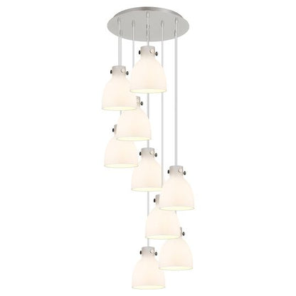Bruno Marashlian Newton Bell 22 Inch 9 Light Multi Light Pendant by Innovations Lighting
