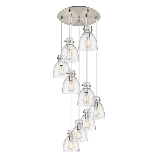 Bruno Marashlian Newton Bell 22 Inch 9 Light Multi Light Pendant by Innovations Lighting