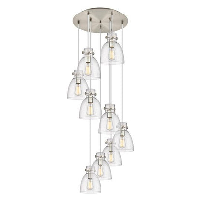 Bruno Marashlian Newton Bell 22 Inch 9 Light Multi Light Pendant by Innovations Lighting