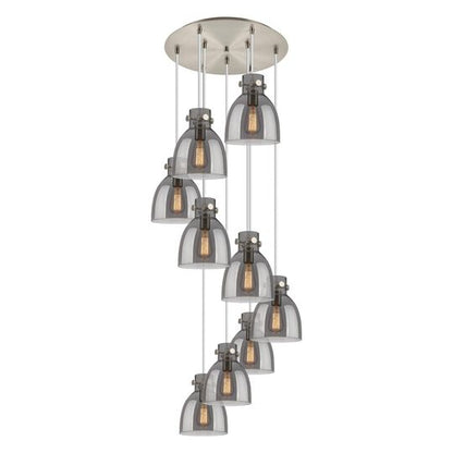 Bruno Marashlian Newton Bell 22 Inch 9 Light Multi Light Pendant by Innovations Lighting