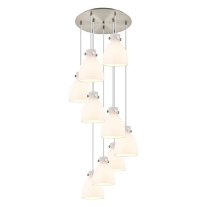 Bruno Marashlian Newton Bell 22 Inch 9 Light Multi Light Pendant by Innovations Lighting