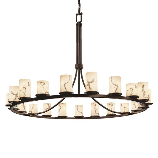 Lumenaria 60 Inch 21 Light Chandelier by Justice Design Group