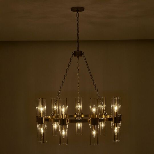 Duet 36 Inch Large Pendant by Kalco Lighting