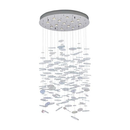 Spettro 36 Inch Multi Light Pendant by Kalco Lighting
