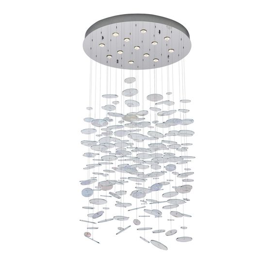 Spettro 36 Inch Multi Light Pendant by Kalco Lighting