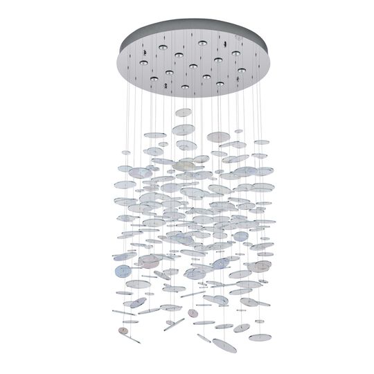 Spettro 36 Inch Multi Light Pendant by Kalco Lighting