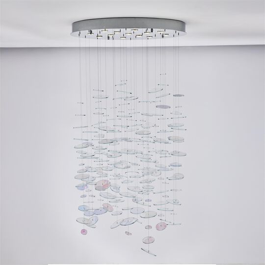 Spettro 36 Inch Multi Light Pendant by Kalco Lighting