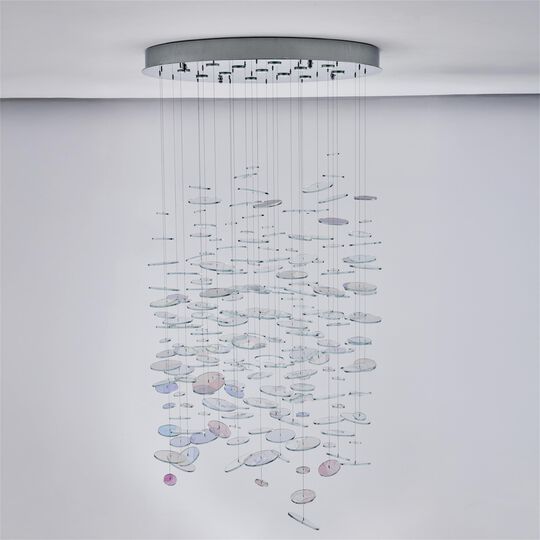 Spettro 36 Inch Multi Light Pendant by Kalco Lighting