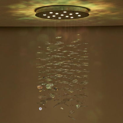 Spettro 36 Inch Multi Light Pendant by Kalco Lighting