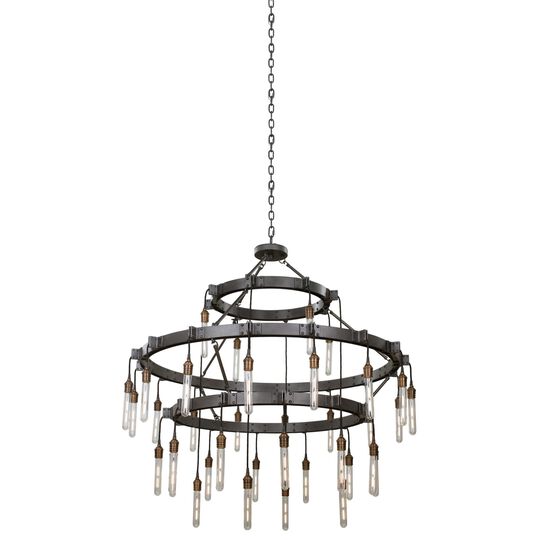 Stuyvesant 48 Inch 36 Light Chandelier by Kalco Lighting