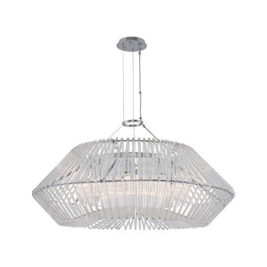 Taza 36 Inch Cage Pendant by Kalco Lighting