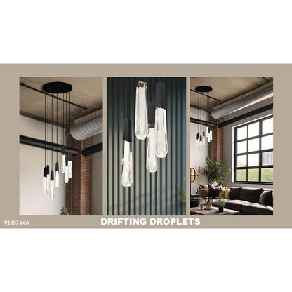 Drifting Droplets Multi Light Pendant by Kovacs