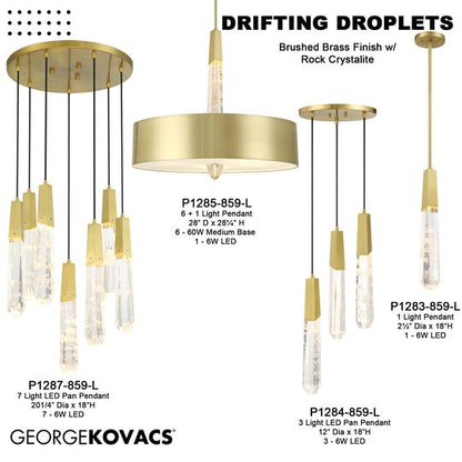 Drifting Droplets Multi Light Pendant by Kovacs