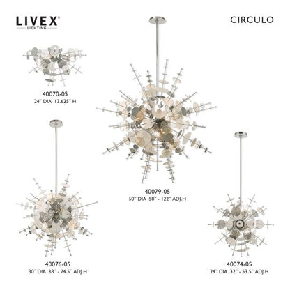 Circulo Large Pendant by Livex Lighting