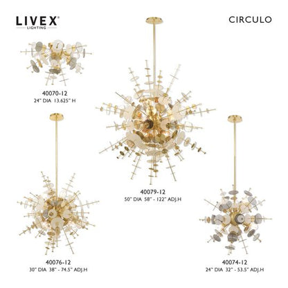Circulo Large Pendant by Livex Lighting