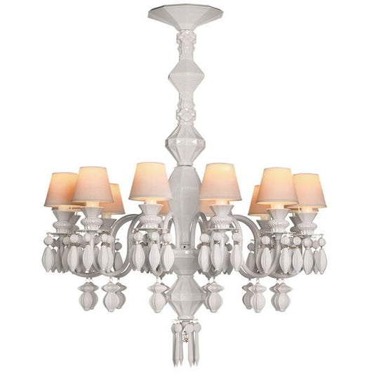Belle De Nuit 30 Inch 12 Light LED Chandelier by Lladro