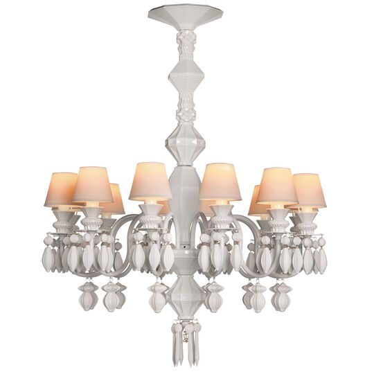 Belle De Nuit 30 Inch 12 Light LED Chandelier by Lladro