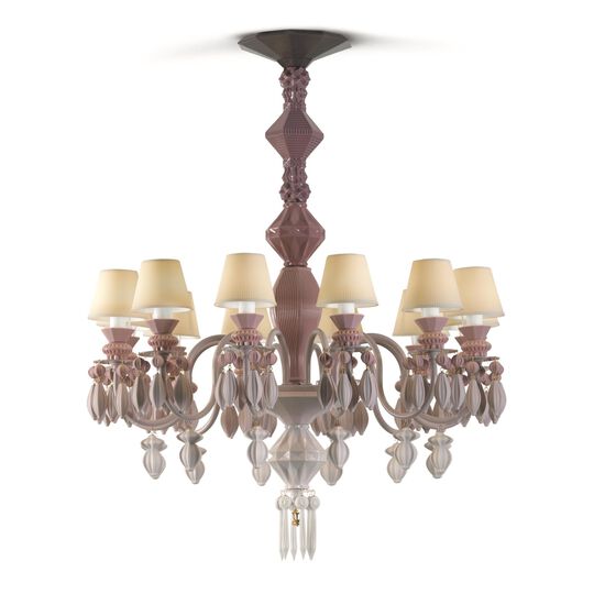 Belle De Nuit 30 Inch 12 Light LED Chandelier by Lladro