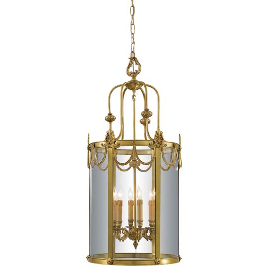 Vintage 18 Inch Cage Pendant by Metropolitan Lighting