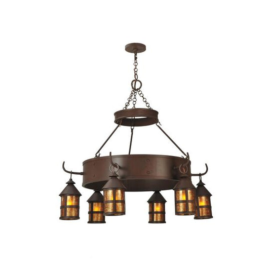 Aberdeen 47 Inch 6 Light Chandelier by Meyda Lighting