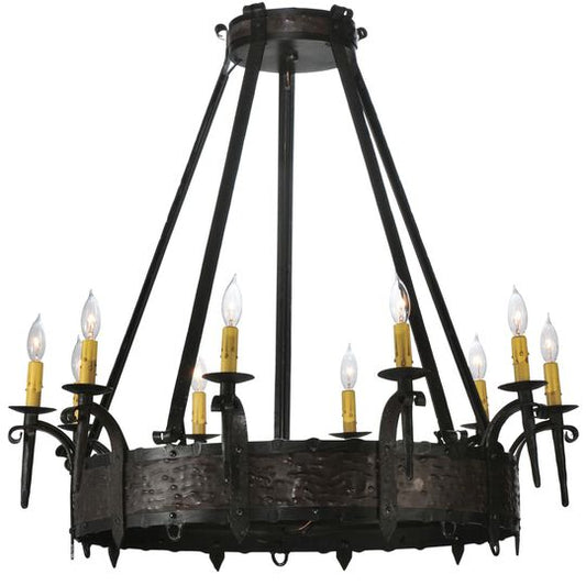 Costello 35 Inch 10 Light Chandelier by Meyda Lighting