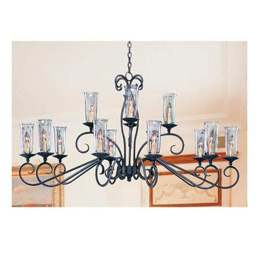 Wallis 60 Inch 2 Light Chandelier by Meyda Lighting