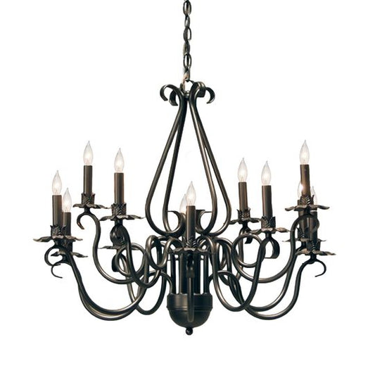 Caleb 30 Inch 2 Light Chandelier by Meyda Lighting