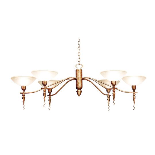 Blanca 60 Inch 6 Light Chandelier by Meyda Lighting