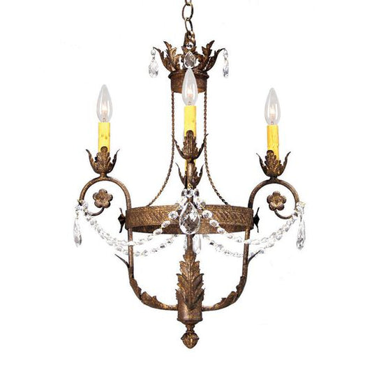 Antonia 18 Inch 3 Light Mini Chandelier by Meyda Lighting
